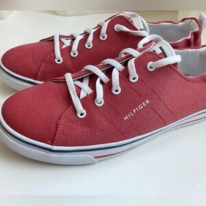 Red Sneakers Tommy Hilfiger Shoes Women’s size 10 red sneakers